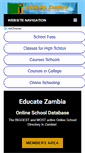 Mobile Screenshot of educatezambia.com